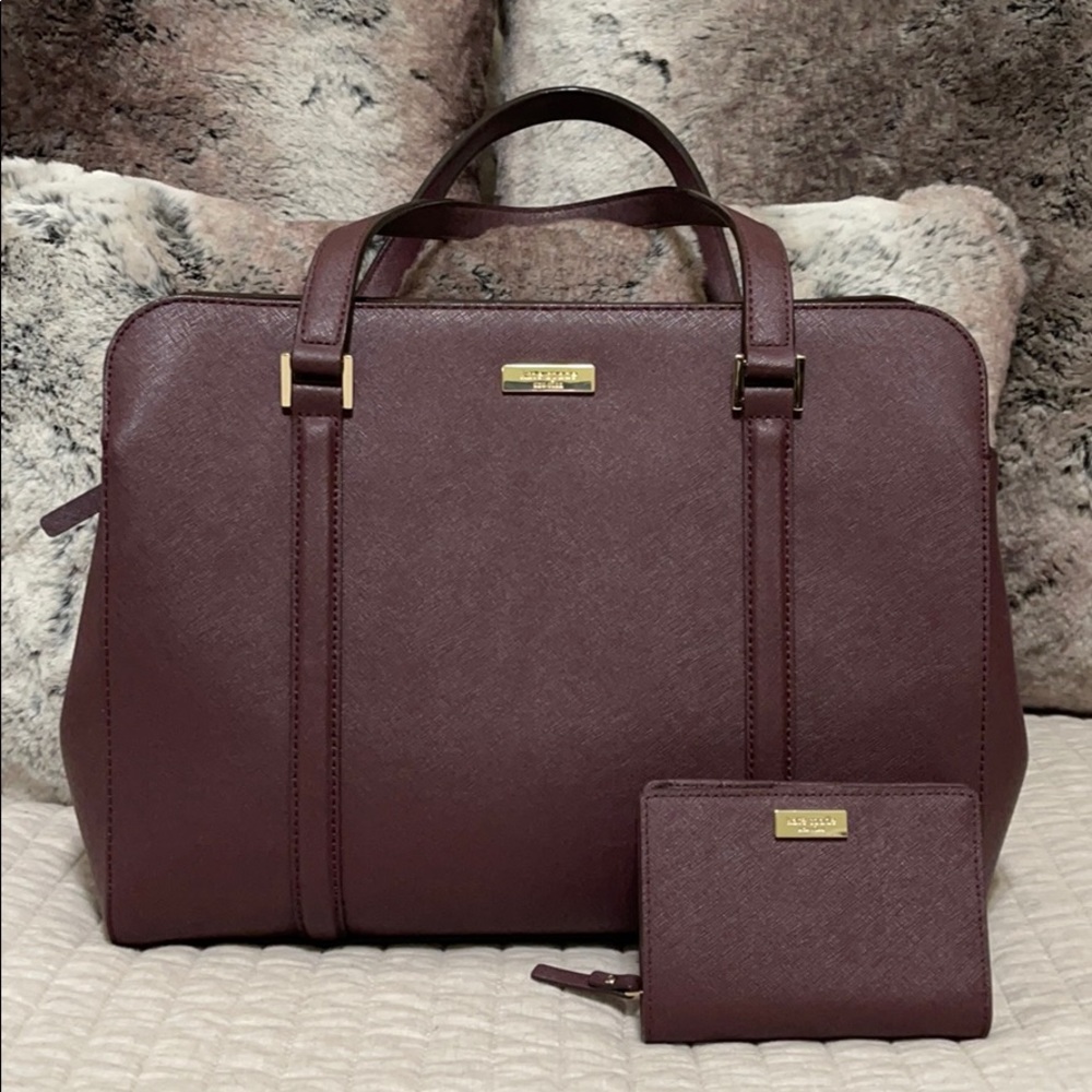 EUC kate spade tote and wallet